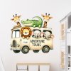 samolepky zviratka v safari busu1