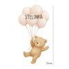 samolepky medvidek s balonky a se jmenem1