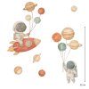 samolepky kosmonauti s planetami1