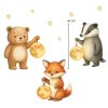 samolepky zviratka s mesickovymi lampiony1
