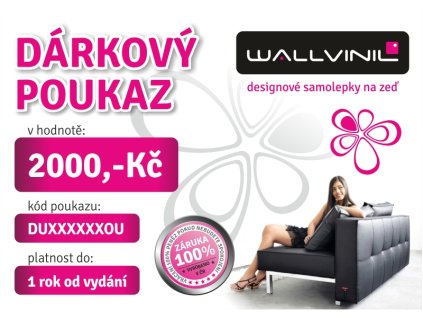 Dárkový poukaz 2000