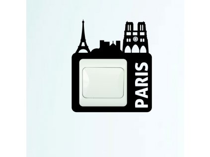 Samolepky na zeď - Vypínač Paris