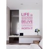 Samolepky na zeď - Life is too short to...