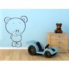 Samolepky na zeď - Medvídek Metyu