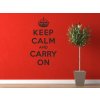 Samolepky na zeď - Keep calm and carry on