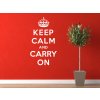 Samolepky na zeď - Keep calm and carry on