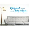 Samolepky na zeď - nápis Miluj Život