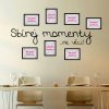 Samolepky na zeď - Sbírka momentů a fotorámečky