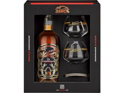 Millonario 10y Rum Reserva 40%+2 poháre (kartón)