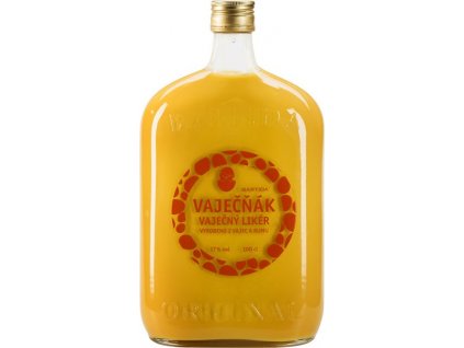 Bartida Vaječný likér originál 17%, 1l (čistá fľaša)