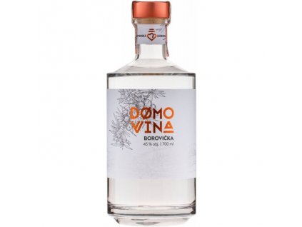 Domovina Borovička 45% 0,7l (čistá fľaša)