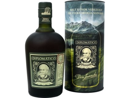 Diplomatico Reserva Exlusiva 12YO SK Edicia  40%, 0,7l (tuba)