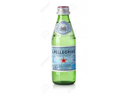 127885610 chisinau moldova december 15 2017 bottle of san pellegrino water isolated on white background owned