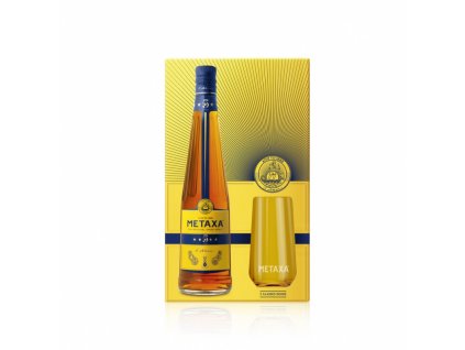 metaxa 5 v krabicce s 2 poharikmi 0 7l 38