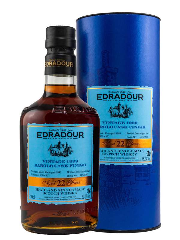 Edradour 1999 21 Y.O. Barolo Cask Finish,