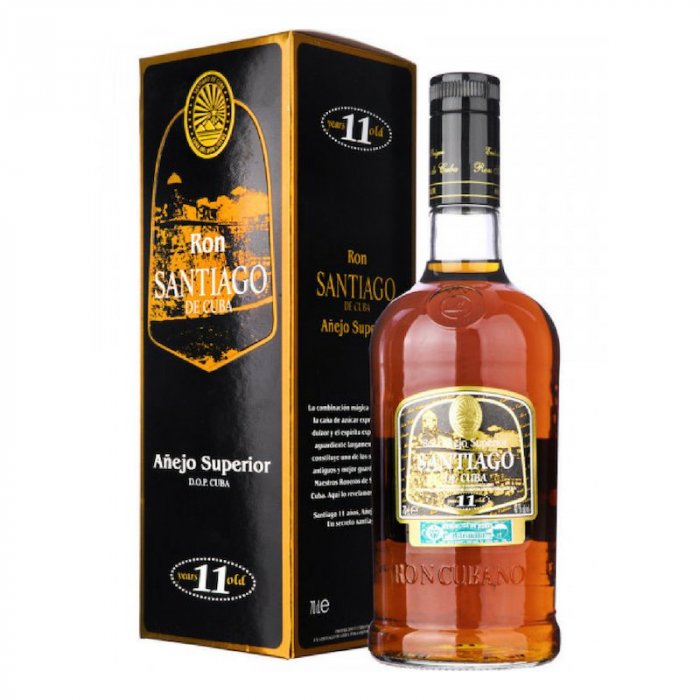Santiago de Cuba Aňejo Superior rum 11y 40% 0,7 l (čistá fľaša)