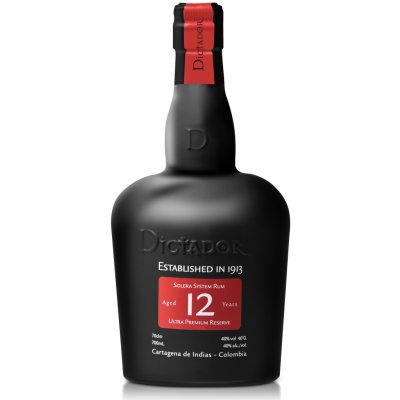 Dictador 12YO 40% 0,7 l (čistá fľaša)