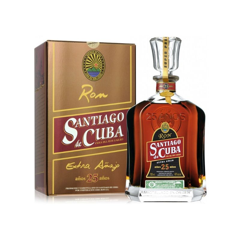 Santiago de Cuba 25YO Extra Anejo 40% 0,7 l (kartón)