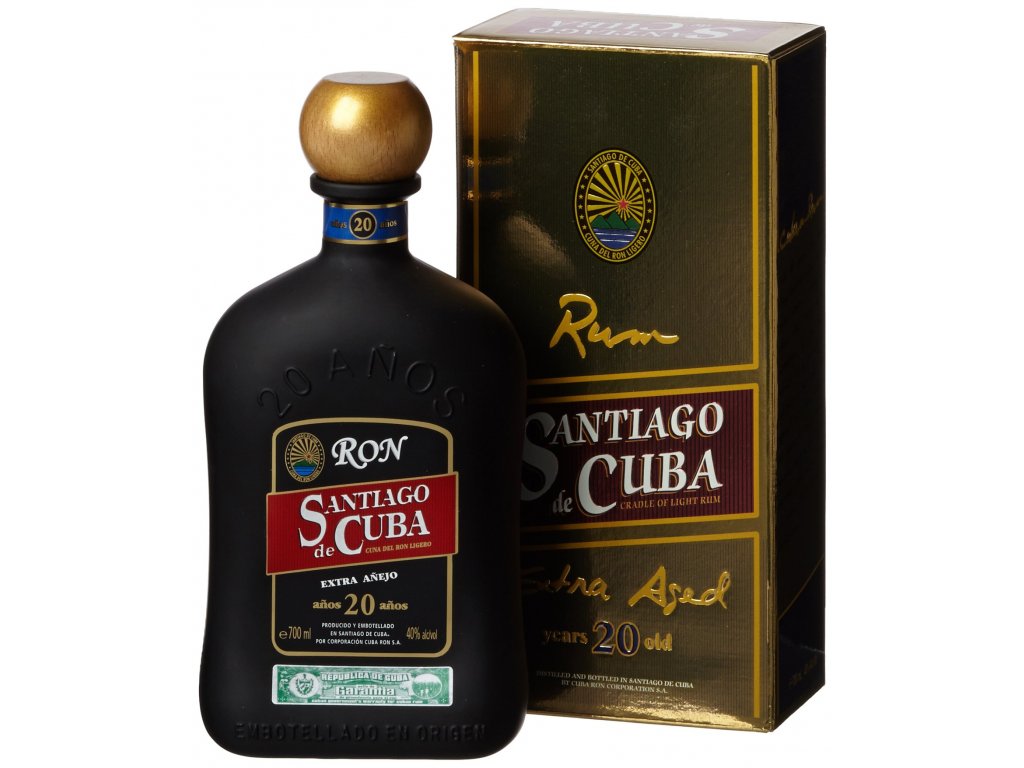 Santiago de Cuba 20YO Extra Anejo 40% 0,7 l (kartón)