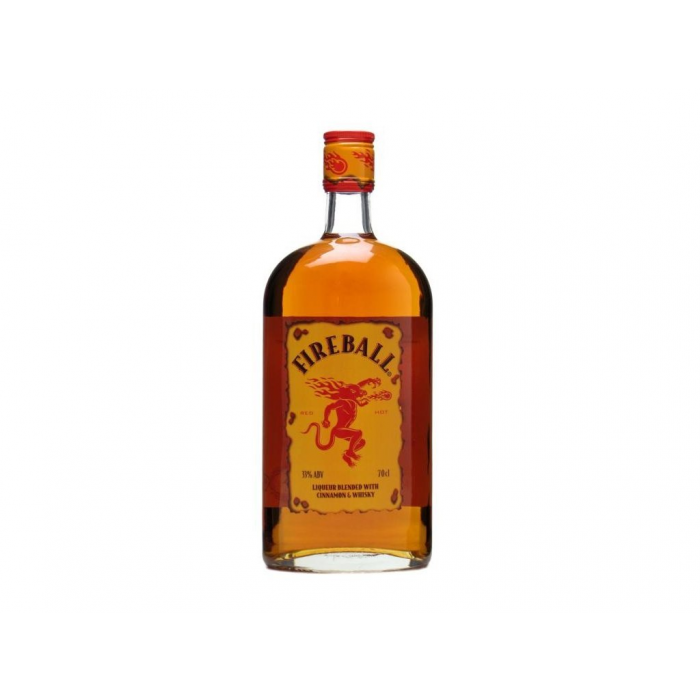 Fireball Cinnamon Whisky Likér 33% 0,7 l (čistá fľaša)