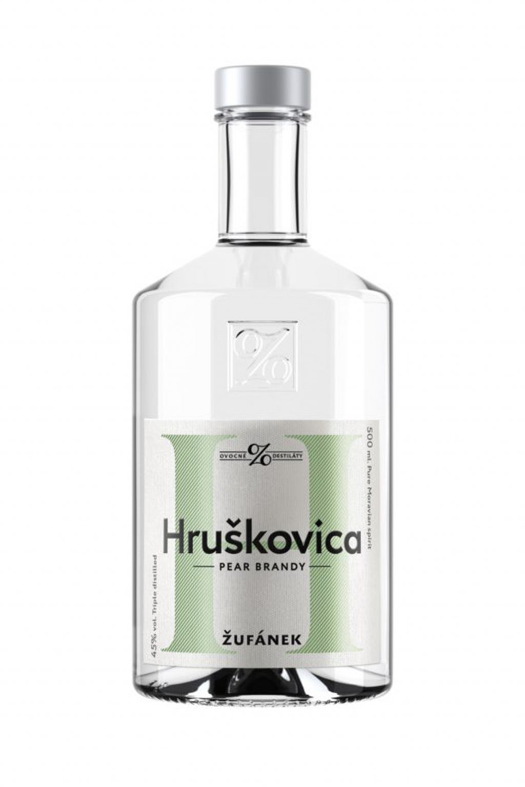 Hruškovica Žufánek 45% 0,5 l (čistá fľaša)