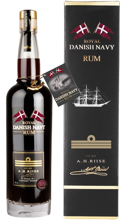 A.H. Riise Royal Danish Navy Strength 55% 0,7 l (kartón)