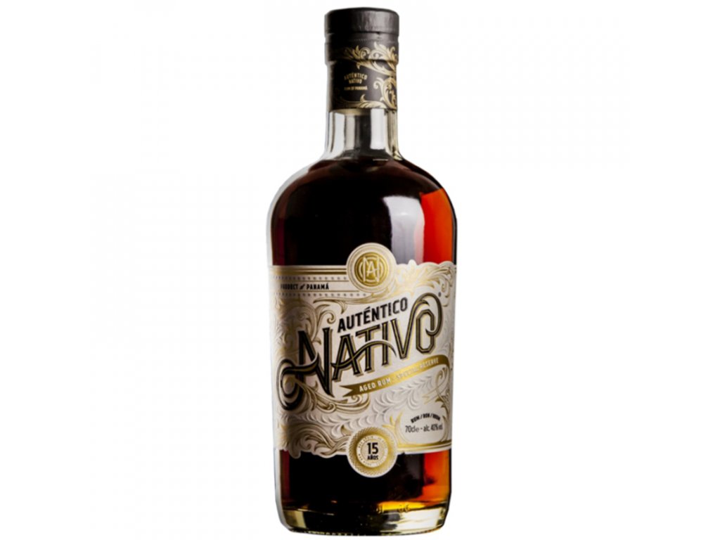 Auténtico Nativo 15 Y.O. 40% 0,7 l (čistá fľaša)