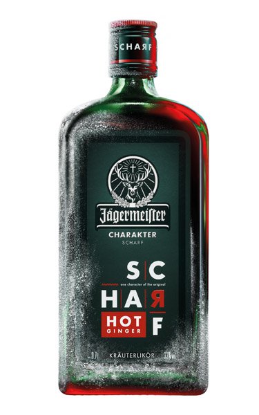 Jägermeister Scharf 33% 0,7 l (čistá fľaša)