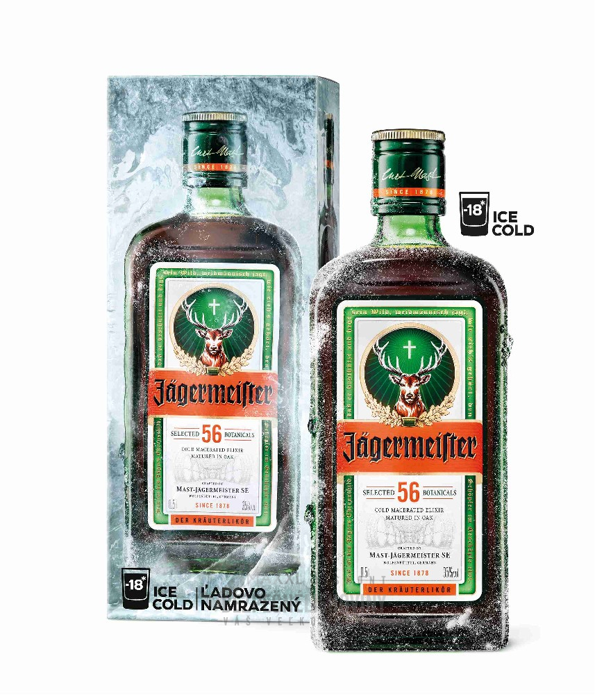 Jägermeister 35% 0,5 l (kartón)