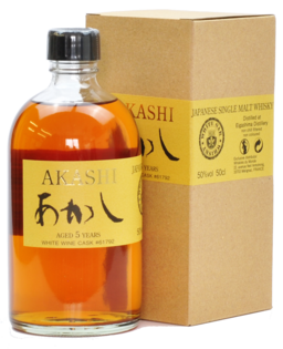Akashi 4y white wine Whisky GB 50% 0,5l Singl Malt