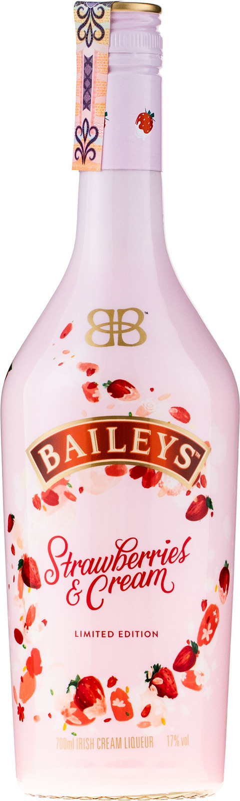 Baileys Strawberries & Cream 17% 0,7 l (čistá fľaša)