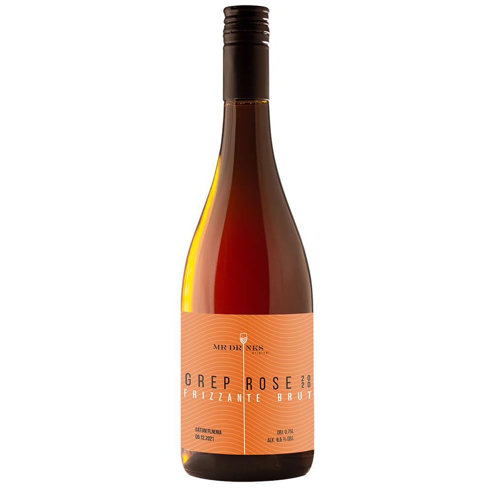 Mr. Drinks Grep Rose frizante, 9,5% 0,75l suche NEW