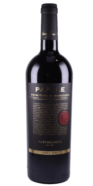 Primitivo di Manduria Papale Oro DOP 2019 14,5% 0,75l