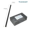 Ekologická slamka Ocean Straw ⌀8 mm x 230 mm– čierna 500 kusov - PP obal