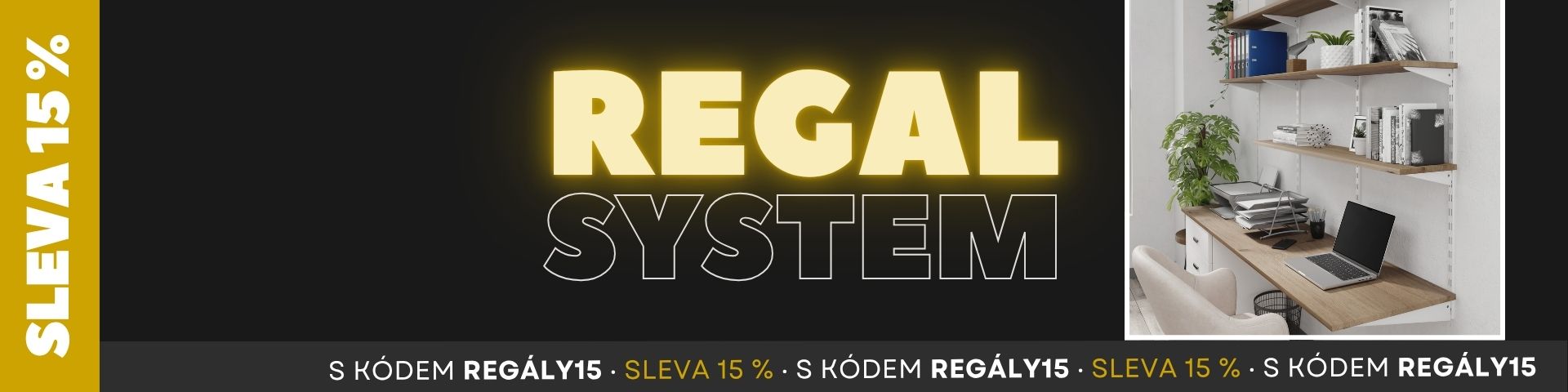 Nástěnný Regálový systém