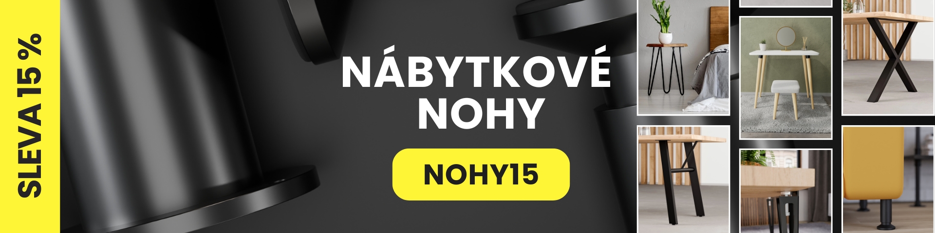 AKCE DUBEN 2026 - nábytkové nohy