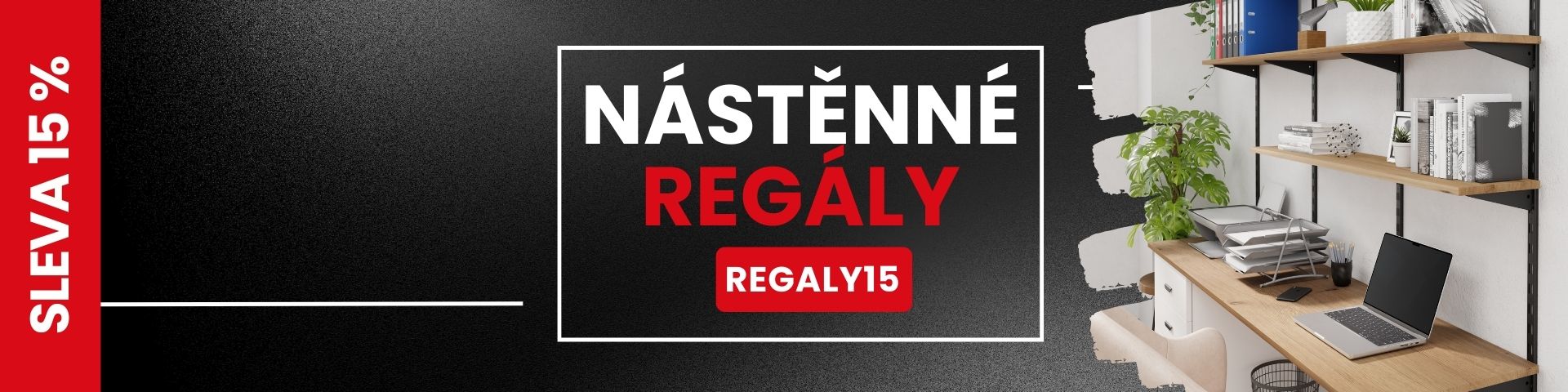 Nástěnné regály - akce Leden 2026