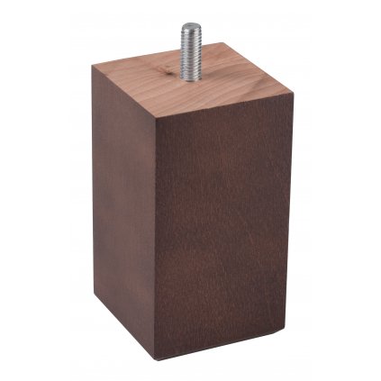 Nábytková noha 55x55x100mm, dřevo, buk, dekor wenge