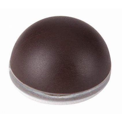 Dverová zarážka, priemer 22mm, samolepiaca, hnedá