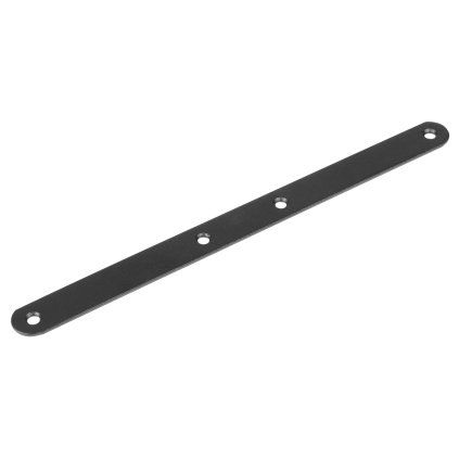 Spojovací plech 200x15x2mm, čierny
