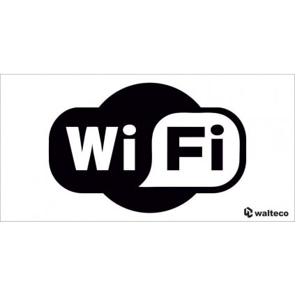 Označení wi-fi, 100x50mm, samolepka