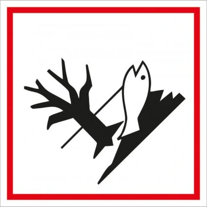 Symbol GHS 09 – NEBEZPEČENSTVO 100x100mm, samolepka