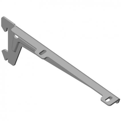 Bočný nosník 180mm, strieborný, 1 pár