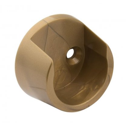 Držák šatní tyče, průměr 25mm, plast, zlatá barva