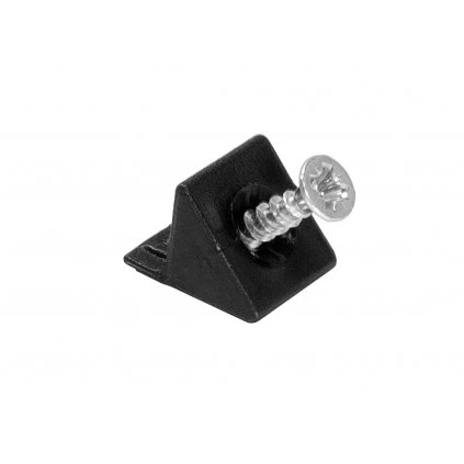 Držiak zadnej steny, čierny, 20 ks