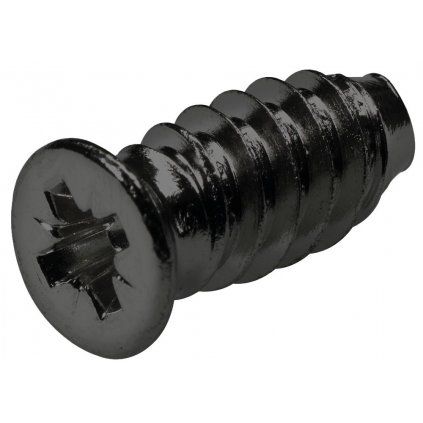 Eurovrut priemer 6,3x16mm, čierny, 20 ks