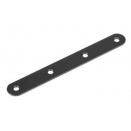 Spojovací plech 120x15x2mm, čierny
