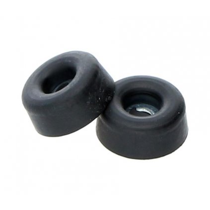 Dveřní zarážka, průměr 20x10mm, černá