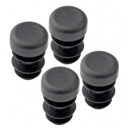 Zátka priemer 10mm, plast, čierna, 4 ks