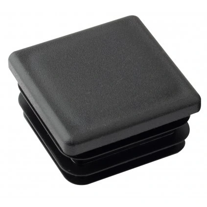 Zátka 40x40mm, plast, čierna